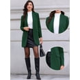 thumbnail image 2 of DARING DIVA Women's Business Button Down Notch Collar Dressy Blazer Jacket XS Green, 2 of 6