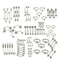 thumbnail image 1 of EASTIN 85Pcs Belly Button Piercing Kit Piercing Jewelry Set for Lip Nose Stainless Steel Body Jewelry for Multiple Locations, 1 of 6