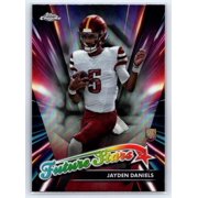 2024 Topps Chrome Future Stars Refractor FS-2 Jayden Daniels Washington Commanders Football Card