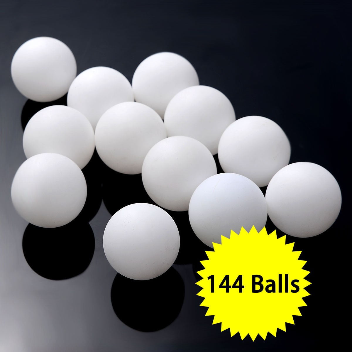6-Pack Pro Plastic Ping Pong Table Tennis Pratice Balls White 