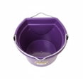 thumbnail image 3 of Little Giant All Purpose Heavy Duty Flat Back 22 Qt Plastic Bucket, Purple, 3 of 4