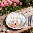thumbnail image 5 of Easter Bunny Themed Paper Plates 25-Pack, Colorful Festive Tableware, Cute Dinner Plates, Holiday Supply for Easter Party Kitchen Table Decoration, 5 of 6