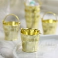 Efavormart 12 Pack | Gold Pail Bucket Party Favor Candy Gift Boxes | Mini Planter - 2" - Walmart.com