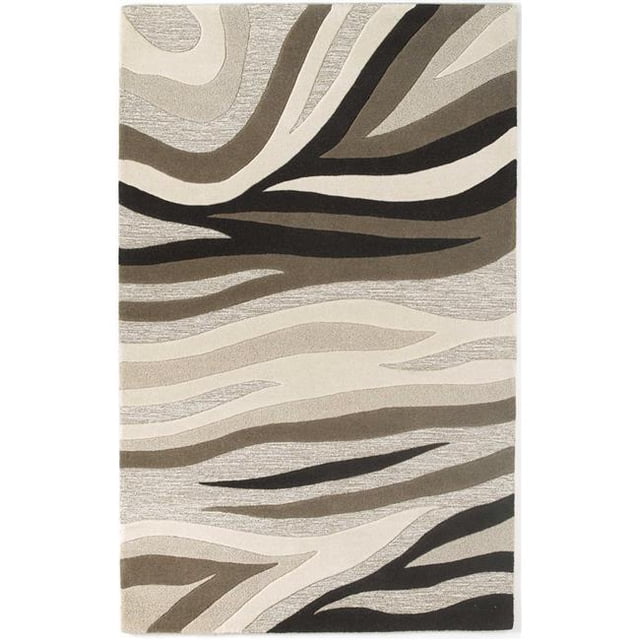 HomeRoots 353538 27 x 45 in. Wool Natural Area Rug