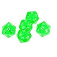 thumbnail image 2 of 25x Gem Multisided D20 Juego De De Juguet para Sunnimix D20 Gem Dice polyhedral, 2 of 6