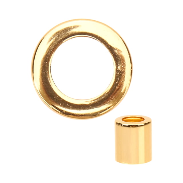 Phenofice Suona Horn Replacement Part with Premium Alloy Material Golden Color for Home Use 7.5 Inches