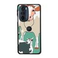 thumbnail image 1 of Cow Phone Case, Degined for Motorola Edge 30 Pro Case Men Women, Flexible Silicone Shockproof Case for Motorola Edge 30 Pro, 1 of 1