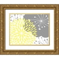 thumbnail image 1 of Robinson, Tamara 18x15 Gold Ornate Wood Framed with Double Matting Museum Art Print Titled - Yellow Foliage Floral, 1 of 4