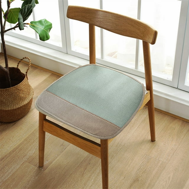 Seat Cushion Spring/Summer Inspired Solid Color Style Pattern Office Cushion With Non-Slip Padding