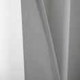 thumbnail image 5 of Light Gray Blackout Curtains with Sheer Overlay Mix and Match Double Layer Thermal Insulated Window Panels 84 inch Drapes Grommet Top 52"Wx84"L, 5 of 12