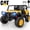 Yellow, variant on TOKTOO 24V Licensed Caterpillar 2 Seater Ride On Dump Truck for Kids with Dump Bed, Parent Remote Control, 400W Powerful Motor, LED Lights, Music, Ride On Toy for Boys Girls Ages 3–8, Yellow