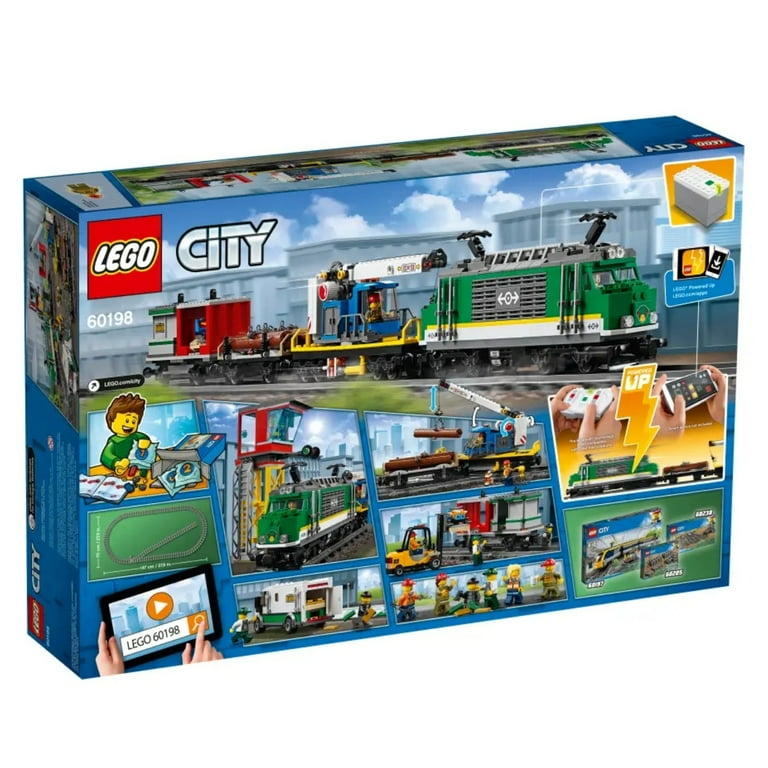 LEGO City 60198 High Speed Cargo Train Set for Kids - 1126 Pieces 