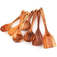 thumbnail image 2 of Manunclaims Kitchen Utensil, 1Pcs or 1 Set Wooden Cooking Utensil Non-stick Pan Kitchen Tools Wooden Cooking Spoons and Spatulas Wooden Spoons, Natural Teak Wooden Kitchenware, 2 of 8
