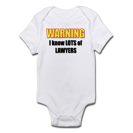 

CafePress - I Know Lawyers Infant Creeper - Baby Light Bodysuit
