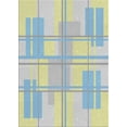 thumbnail image 1 of Ahgly Company Indoor Rectangle Patterned Silver Gray Novelty Area Rugs, 5' x 8', 1 of 6