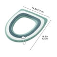thumbnail image 3 of Winter Toilet Seat Cushion, Thickened Knitted Toilet Cover, Soft and Comfortable, Washable, Universal Fit, Ideal for Cold Weather, High Flexibility and Versatility, 3 of 4