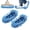 Blue, variant on Mop Slippers for Floor Cleaning – Microfiber Dusting Slippers Shoes, Soft Washable Reusable Mop Socks, House Cleaning Tools for Kitchen Office, 1 Pair dusting slippers for floor cleaning