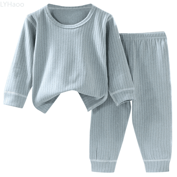 LYHaoo Girls Pant and Top Sets Girls Outfits Set For Toddlers Comfortable Long Sleeve Layering Top And Bottom For Autumn And Spring Homewear For Everyday Use Sizes 100(Blue)