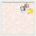 thumbnail image 2 of PinPix 18x18 Custom Cork Bulletin Board Peach White Poster Board Has a Fabric Style Canvas Finish, Framed in Peach White, by ArtToFrames (PinPix-1874), 2 of 5