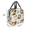 thumbnail image 3 of Honeii Vintage Bike Flower Butterfly Print Lunch Bag Women, Lunch Box Lunch Bag for Women Adult Men, Small Leakproof Cute Lunch Tote Large Capacity Reusable, 3 of 8