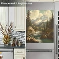 thumbnail image 3 of Yayeee Magnetic Dishwasher Cover for The Front Decoration Home Kitchen Machine Sticker Protector, Snow Mountains, 3 of 6