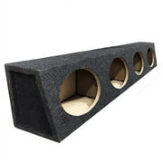 RI Audio 6x9" Speaker Box Enclosure 4 Four Hole High Quality 1/2" MDF and Carpet Construction
