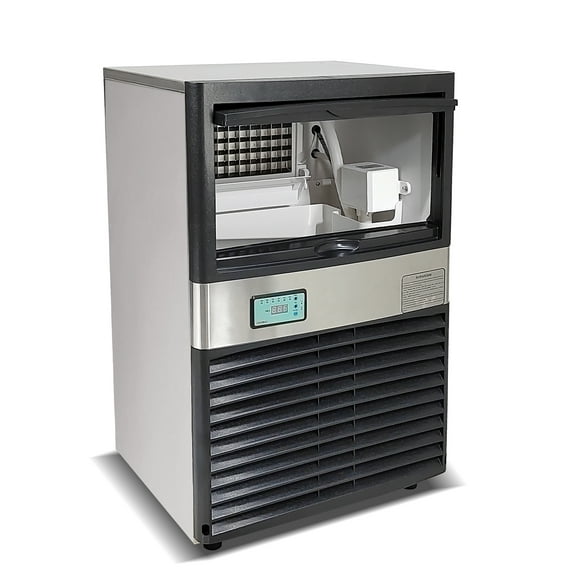 Kolice Commercial Auto Ice Machine Ice Maker Ice Cube Machine-165 LBS/Day for Home,Hotel,Bars,Cafes,Restaurant,Ice Cream Store