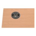 thumbnail image 2 of Le Hon HONHGRMTUSB2 3 Po. Œillet d'Alimentation Rond Port USB, Noir, 2 of 2