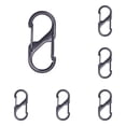 thumbnail image 2 of 8PCS Opening S Type Carabiner, Double End Quick Clip Multi Function Metal Hook, Carabiner for Outdoor & Daily Use - B, 2 of 5