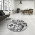 thumbnail image 4 of Ahgly Company Machine Washable Indoor Rectangle Transitional Gray Cloud Gray Area Rugs, 2' x 4', 4 of 7