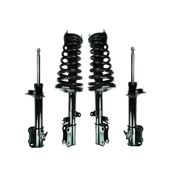 Set 4 Front Strut-Rear Quick Complete Strut-Coil Spring For 1992-1994 Toyota Camry V6 3.0L