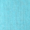 thumbnail image 1 of Ahgly Company Indoor Square Solid Light Blue Modern Area Rugs, 6' Square, 1 of 4