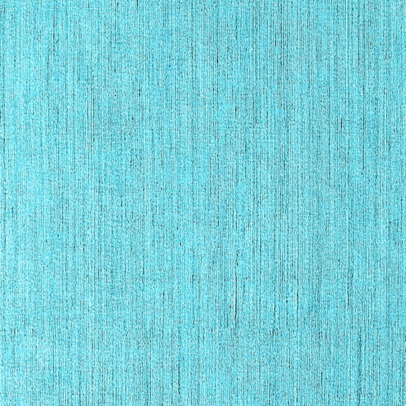 Ahgly Company Indoor Square Solid Light Blue Modern Area Rugs, 6' Square