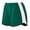 Dark Green/White/Black, variant on Augusta Sportswear Women's Standard Ladies Pulse Junior Fit Activewear Team Shorts, Maroon/White/Black, Medium