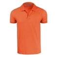 thumbnail image 5 of Marquis Men's Slim Fit Short Sleeve Solid Jersey Knit Polo Shirt - Colors, 5 of 13