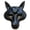 Black, variant on Realistic Horse Mask,Half Face Horse Mask,Funny Animal Masks Fancy Dress for Halloween Carnival Jungle Party