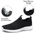 thumbnail image 3 of YHOON Women's Casual and Dress Lightweight Breathable Slip-on Sneakers, Black, Size 8, 3 of 5