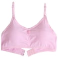 First Bra Initial Development Silky Smooth Cotton First Training Bra Big Kids 10 ...