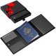 thumbnail image 1 of Flevel Pilot document holder Pilot wallet RFID-Blocking Pilot Gift Travel Wallet for Aviation Professionals v1 Black Classic, 1 of 7