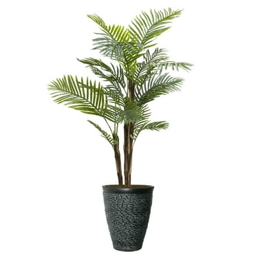 Artificial Faux Real Touch 7.59 Feet Fern Tree With Planter