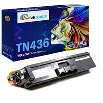 InkWave Compatible Toner Cartridge Replacement for Brother TN436 (Yellow, 1 Pack)