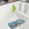 thumbnail image 2 of GZHJMY Kitchen Rugs,Merry Christmas Non Slip Washable Cushioned Carpets Polyester AntiFatigue Comfort Porch Floor Mat Doormat Christmas Decoration, 39"x20", 2 of 6