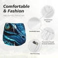 thumbnail image 4 of Vsdgher Blue Viper Snake Closeup Face Athletic Shorts for Women, Women's Running Double Layer Shorts, High Waisted Yoga Shorts, Workout Athletic Shorts-X-Large, 4 of 7