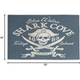 thumbnail image 3 of Doormat, Shark Cove Tortuga Island Caribbean Waters Retro Jolly Roger,, 3 of 6