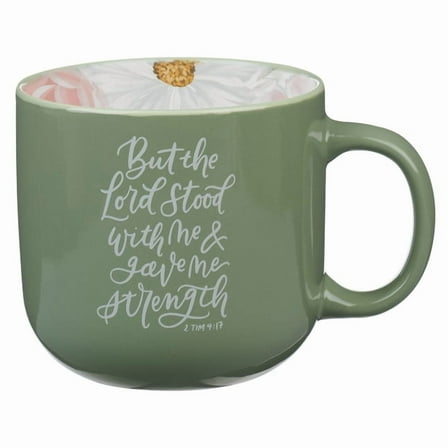 Christian Art Gifts Large Novelty Inspirational Ceramic Coffee & Tea Mug for Men & Women: Lord Stood with Me Enc, (Hardcover)