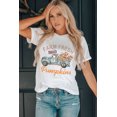 thumbnail image 2 of POGLIP Women's White FARM FRESH Pumpkin Graphic Tee, 2 of 6