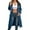 Blue, variant on Women's Sweatshirts Tree Print Casual Long Sleeved Drawstring Hooded Jacket Zipper Hooded Sweatshirt with Nature Inspired Design Wine XXL
