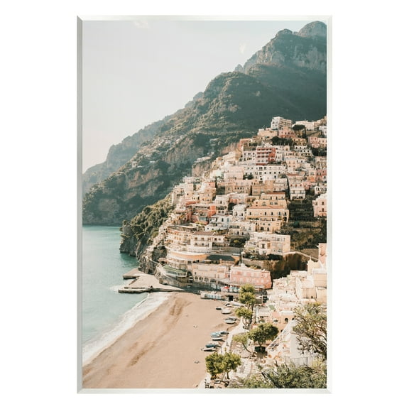 Stupell Cinque Terre Coastal Town Scenery Landscape Photography Wall Plaque Unframed Art Print Wall Art