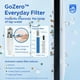 thumbnail image 3 of Botella de agua PHILIPS GoZero Everyday Filter 1L Rosa, 3 of 7