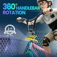 thumbnail image 6 of BMX Bike, 20 inch Kids Bike, DEYGIA Bikes for Kids 6-14, Boys Bike with 4 Pegs, High-Carbon Steel BMX Frame, 360 Handlebar Rotation, Jet Fuel Finish, 6 of 7